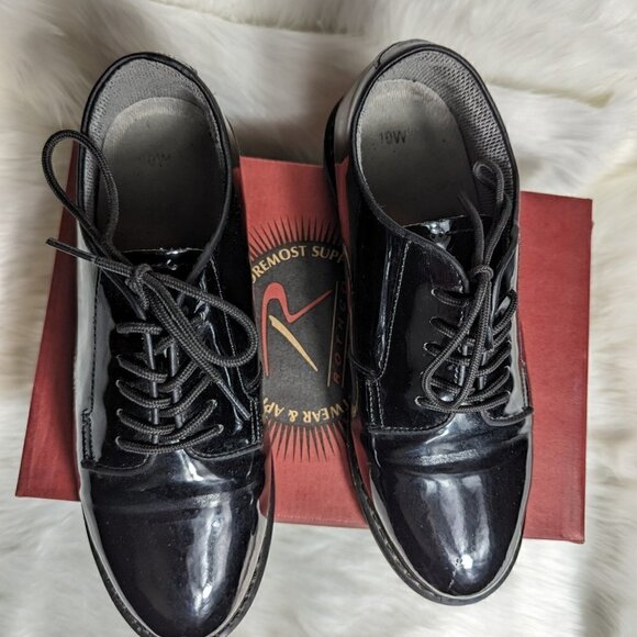 Rothco Black Hi-Gloss Lightweight Oxfords Men’s Size 10 W Black main image 11